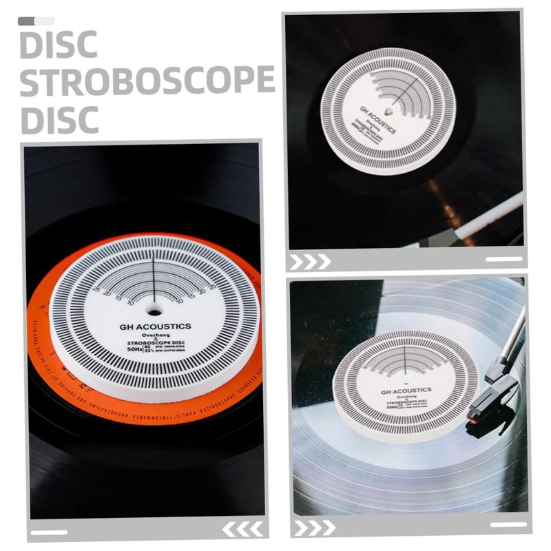 Kisangel Vinyl Record Player Calibration Tool Precision Speed for Turntable