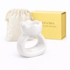 Ceramic Gua Sha Facial Tools, Ergonomic Grip Gua Sha Ring