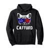 Catturd Lustiger Katzenliebhaber Patriotische Katze Mama Katze Papa Haustierbesitzer Pullover