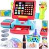 PLAY Kids Cash Register Toy Supermarket with Register Pretend Play