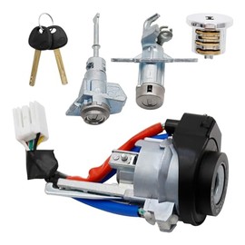 Cilindro de interruptor de encendido de cerradura de puerta completa, repuesto para Hyundai Sonata 2015-2019, kit de cilindro de bloqueo completo...  