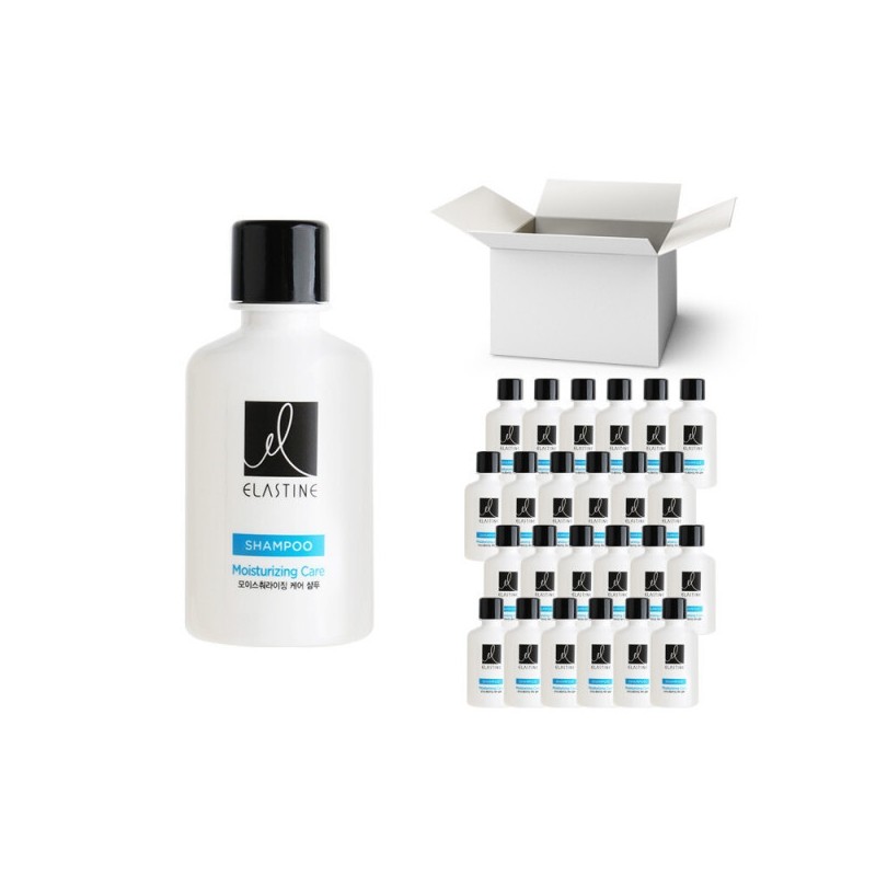 Elastine Moisturizing Travel Shampoo 1 Box (50mlx30) / 엘라스틴 모이스처라이징