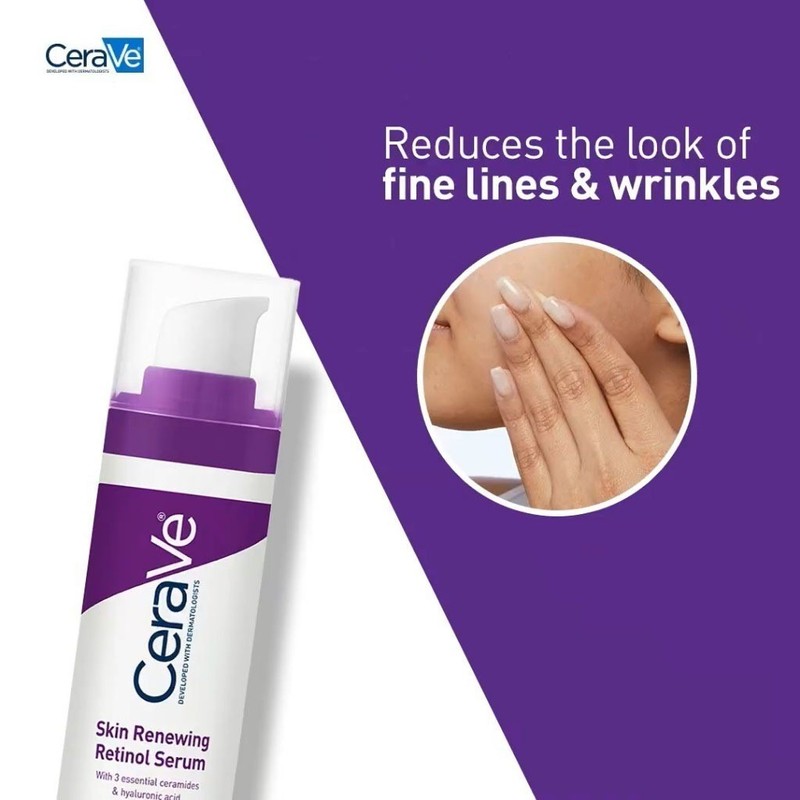 CeraVe 3-Piece Serum Set, 30mL Each, Retinol + Hyaluronic Acid,