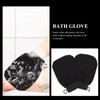 TOVINANNA 2pcs Exfoliating Bath Gloves Shower Gloves Body Brush for