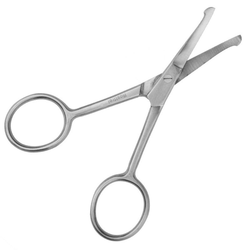 May - Nasenhaar Schere - Nasenhaarschneider mit gebogener Schneide und