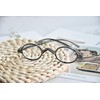 Eyekepper - Gafas de lectura pequeñas ovaladas redondas para hombre