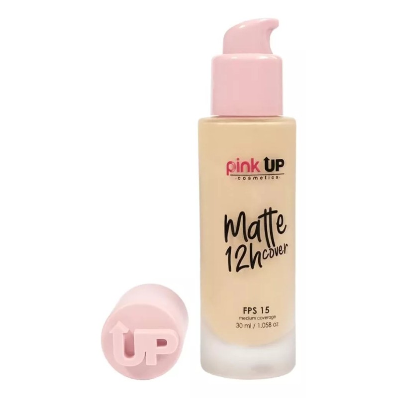 Pink Up Base De Maquillaje Matte Cover 12 Horas Pink