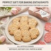 8 Pcs Flower Cookie Cutter Set, 3D Spring Floral Cookie