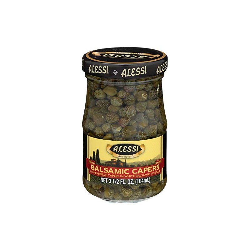 Alessi Capers in Balsmic Vinegar, 3.5 oz