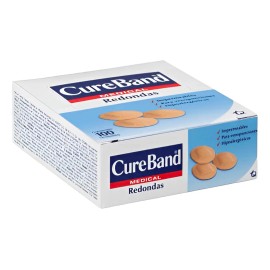 Curitas Redondas Post Puncion Cureband Caja X 100 Und