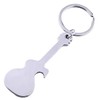Sportigo ® Guitar Keyring with Bottle Opener in Silver /