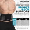 Bodyprox Breathable Back Brace, Back Support Brace for Men and
