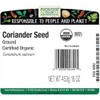 Frontier Herb Bulk Coriander Seed Organic Ground, 1 Pound