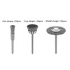 60pcs Stainless Steel Wire Brushes Wheel Cup Pen Cleaning Brush
