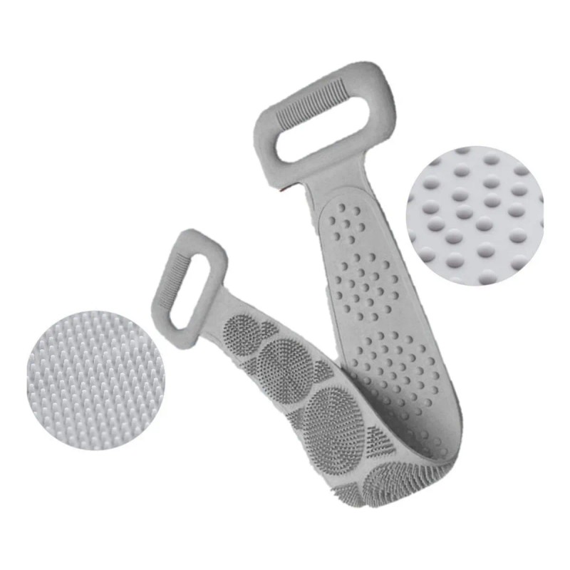 Cepillo Exfoliante De Silicon Doble Cara