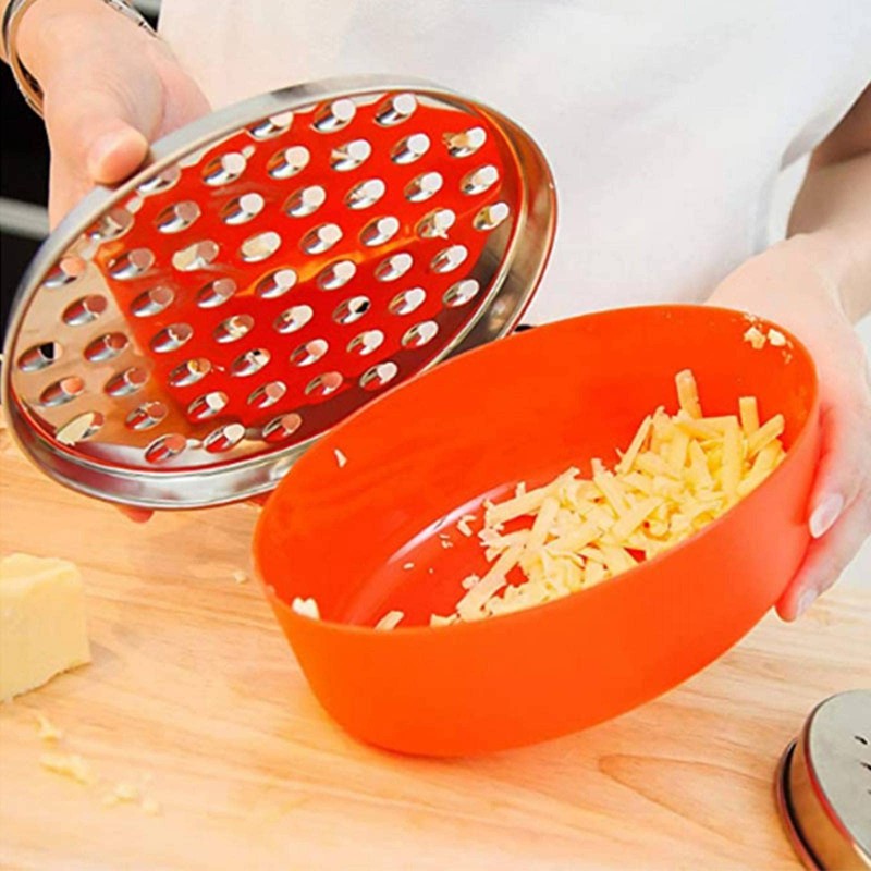 Kunovo Cheese Grater With Airtight Storage Container,cheese shredder&vegetable grater，Box Grater