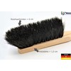 MAAJ Horsehair Hand Brush with Wooden Handle for Coarse and