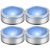 LED Light Base Lighted Display Stand for Crystal, 4 Pack