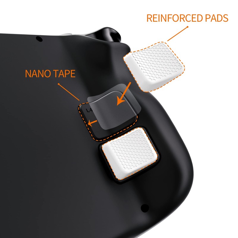 playvital Non-Slip Button Mat for Steam Deck LCD Back Buttons,