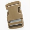 Duraflex 1.5” inch(38mm) Quick Side Release Buckle -Coyote Brown- Flat