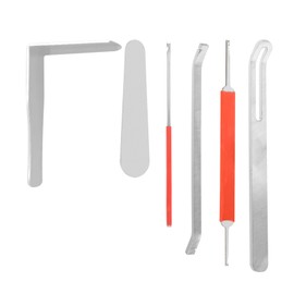 Namolit 6-Piece Wind Instrument Repair Kit Steel Maintenance Tools Professional Saxophone Flute Clarinet Piccolo Adjustment Set Portable Emergency Repair Tool