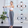 Pilates Yoga Cross Full Body Core Workout Rowing Stretching Band Band Red/ONE