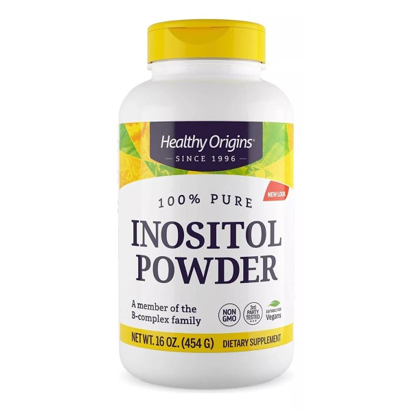 Healthy Origins Inositol Powder 454gr - 16oz Polvo 100% Puro