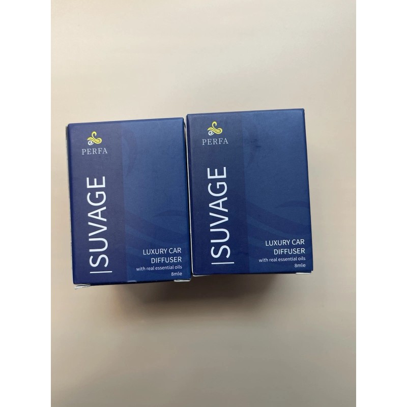 Perfa Blue Car Aroma Diffuser Luxury Fragrance SUVage 2pc lot