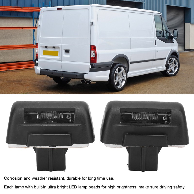 Rear License Plate Light 86VB‑13550‑AH Replacement for FORD TRANSIT CONNECT