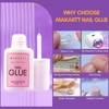 Makartt Nail Dehydrator 10ML Nail Glue 7ML and Nail Glue