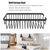 Wall Storage Rack Space Aluminum Rust Proof Large Capacity Kitchen