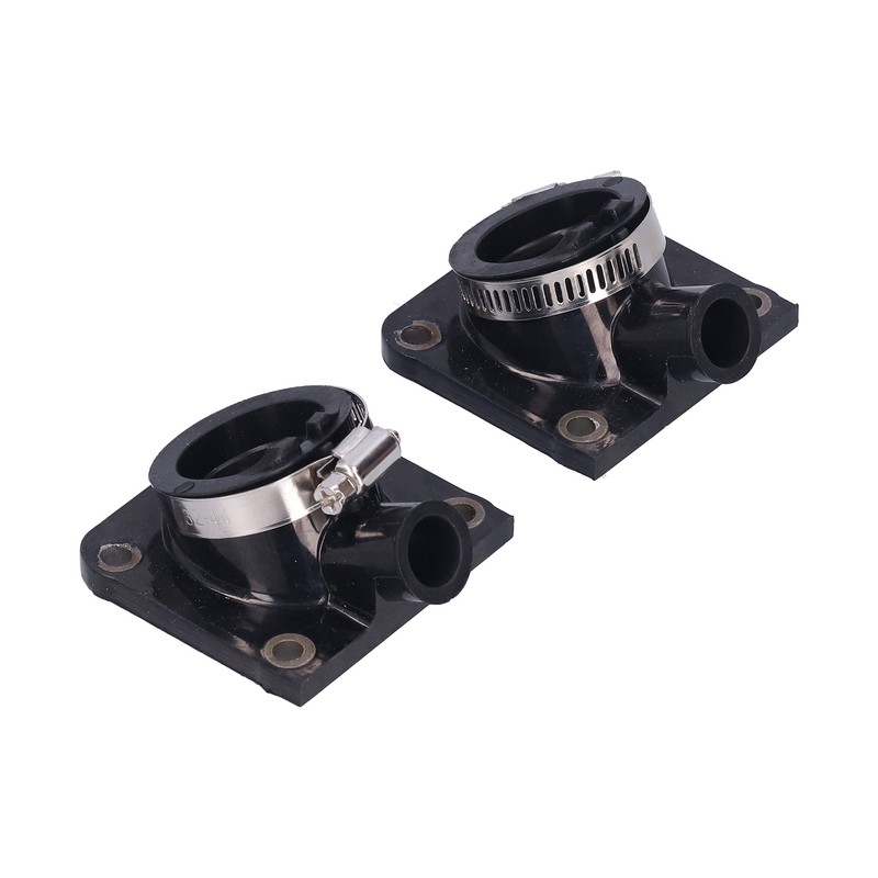 Pair of Carburetor Intake Manifold Boots Rubber Holder Replacement for