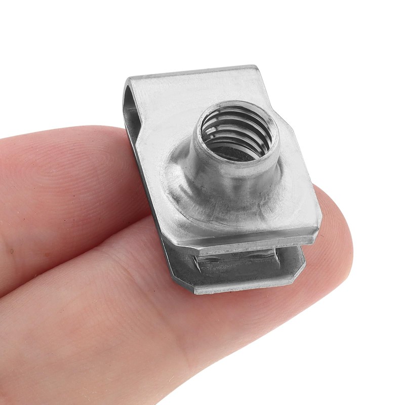 Smgda U Nut M8 1.25 Clip On Nut U Shape