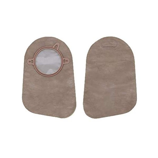 HOLLISTER Filtered Ostomy Pouch New Image 2 1/4" Two-Piece System 9" Length Closed End (#18373, Sold Per Box)