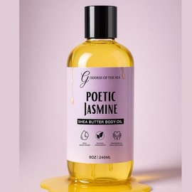 Shea Butter Body Oils  – Pick Your Scent! | Cucumber Melon, Tropical Daiquiri, Exotic Pear, Poetic Jasmine, Bali Mango | Handmade, Fresh, Fruity, Floral Soaps:_Oh Baby Oat