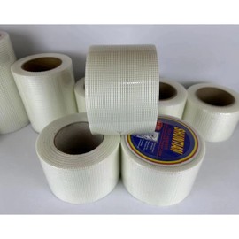 Greeverse Fiberglass Mesh Tape for Quick Drywall Repair - Corrosion Resistant, High Temperature Resistant, Perfect for Holes & Cracks with Wall Putty & Spackle
