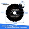 LXDIAMOND Carbide Saw Blade 150 mm for Wood, Metal, Steel
