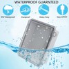 LuSumtly Waterproof Junction Box, ABS Plastic Electrical Box with Stainless