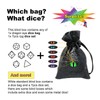 Haxtec Mystery Dice Set with Dragon Eye DND Dice Bag