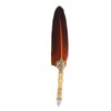Feather Pen Exquisite Vintage Elegant Stainless Steel Smoothly Writing Wear