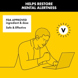 Vivarin, Caffeine Pills, 200mg Caffeine per Dose, Safely and Effectively Helps You Stay Awake, No Sugar, Calories or Hidden Ingredients, Energy Supplement, 16 Tablets