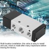 2-Position 5-Way Pneumatic Control Valve Air Valve Aluminum Alloy Mechanical