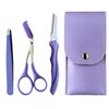 GWM 3-Piece Men's & Women's Tweezers, Eyebrow Razor Tool Set, Eyebrow Trimming, Thinning Scissors, Eyebrow Trimming Set, Eyebrow Razor, Eyebrow Trimming, Thinning Scissors