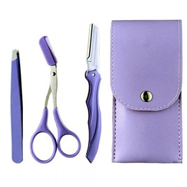 GWM 3-Piece Men's & Women's Tweezers, Eyebrow Razor Tool Set, Eyebrow Trimming, Thinning Scissors, Eyebrow Trimming Set, Eyebrow Razor, Eyebrow Trimming, Thinning Scissors