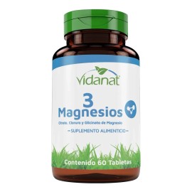 Magnesios Tabletas Vidanat Mejora Rendimiento Sabor