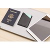 A-SLIM Minimalist Card Holder, Super Slim Leather Card Wallet, Front