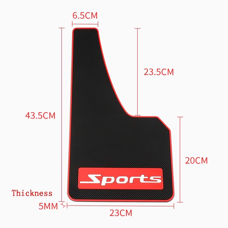 Universal Car Mud Flaps Rubber Mudguard Splash Guards Rubber Mudguard
