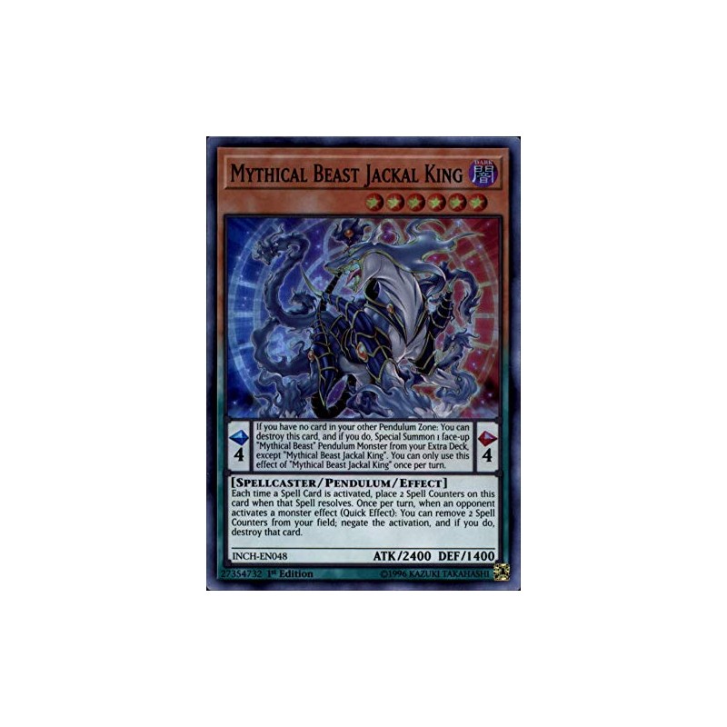 Yu-Gi-Oh! - Mythical Beast Jackal King - INCH-EN048 - Super