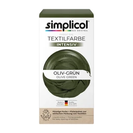 Simplicol Intense Textile Dye (18 Colours), Olive Green 1814, Dark Green: Easy Washing Machine Dye, All-in-1 Complete Pack