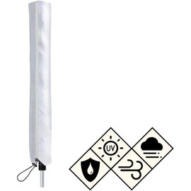 Protective Cover for Rotary Airer, Waterproof Rotary Airer Protective Cover, Tear-Resistant Oxford Fabric, Universal Cover for Clothes Iron, Protection for Rotary Airer with Zip and Drawstring,